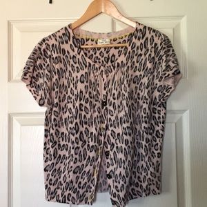 River Island leopard cardigan. 18UK, 44EUR.
